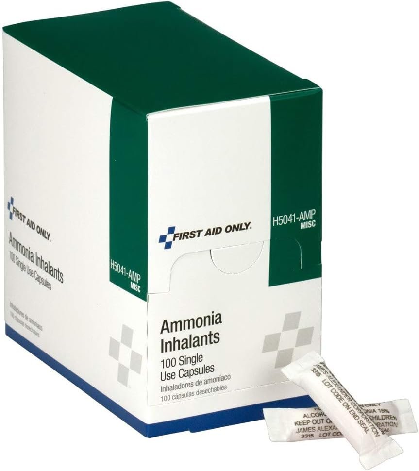 First Aid Only H5041-AMP Ammonia Inhalant Ampoules Review