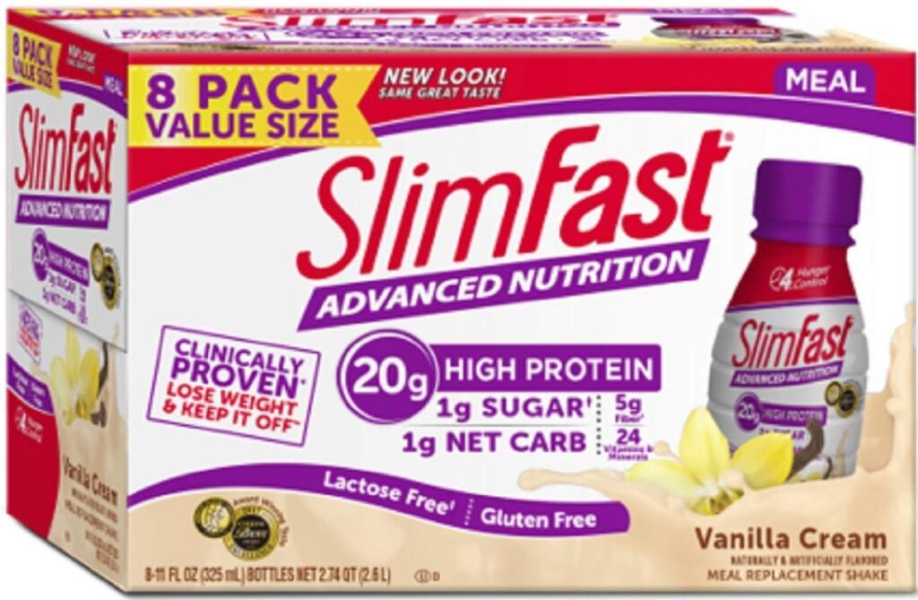 SlimFast Advanced Nutrition Vanilla Cream Meal Replacement Shake Review