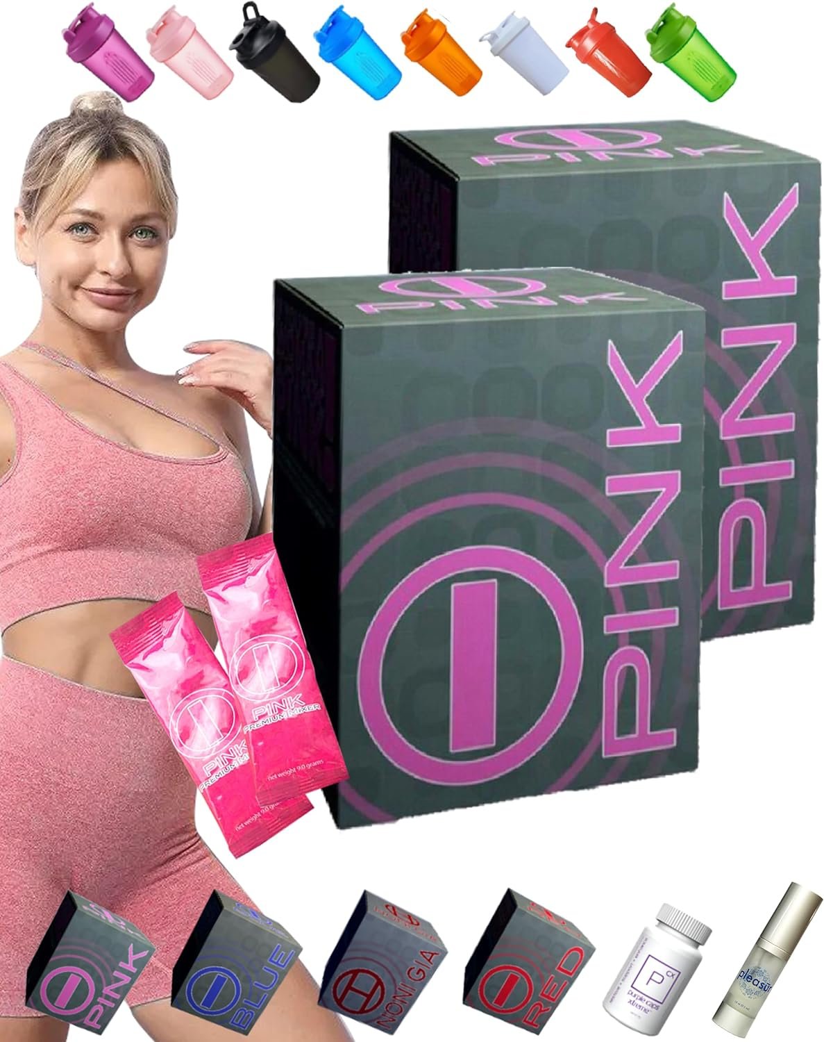 bhip I Pink + NONI GIA Energy Drink