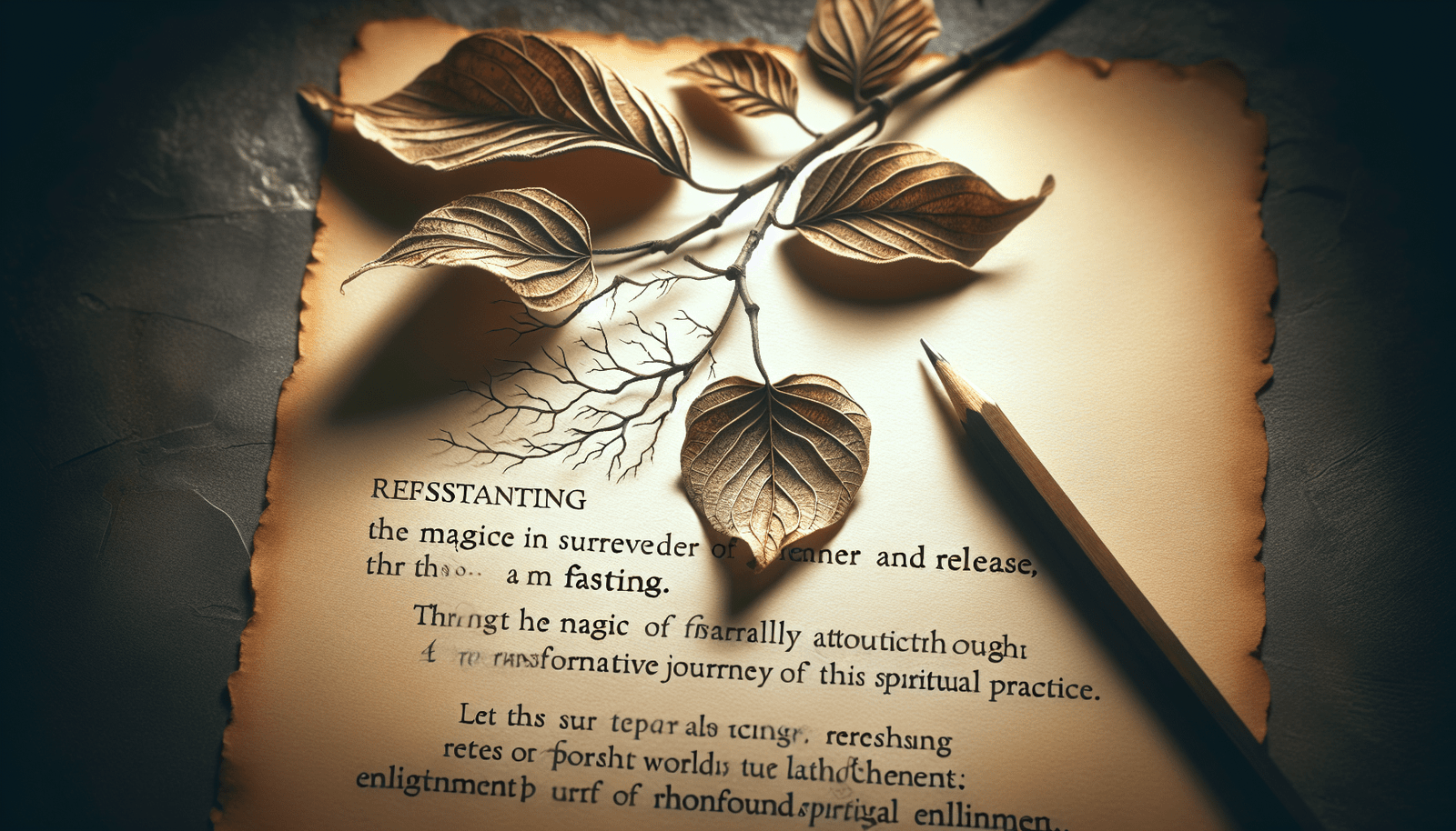 Fasting And The Art Of Surrender: Letting Go For Spiritual Growth Fasting And The Art Of Surrender: Letting Go For Spiritual Growth