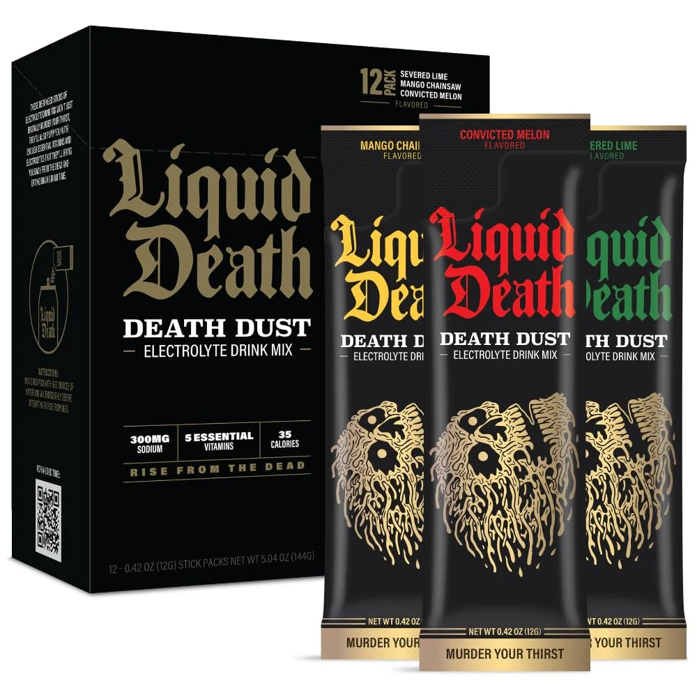Liquid Death Electrolyte Death Dust Review