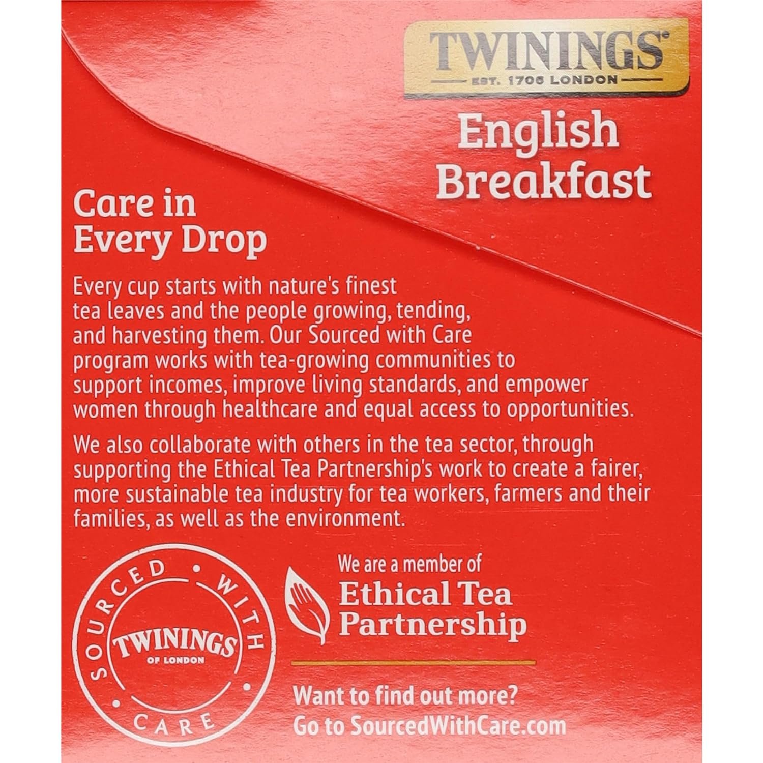 Twinings Tea From Grosvenor, Tea English Breakfast, 20 Count