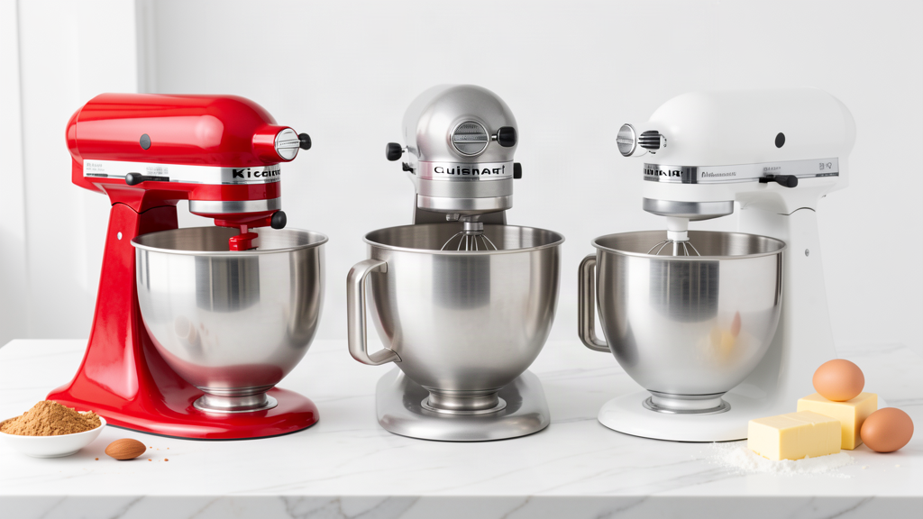 Three stand mixers compared for keto meal prep